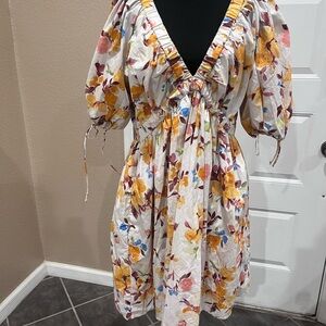 Abercrombie & Fitch Multicolor Floral Mini Dress